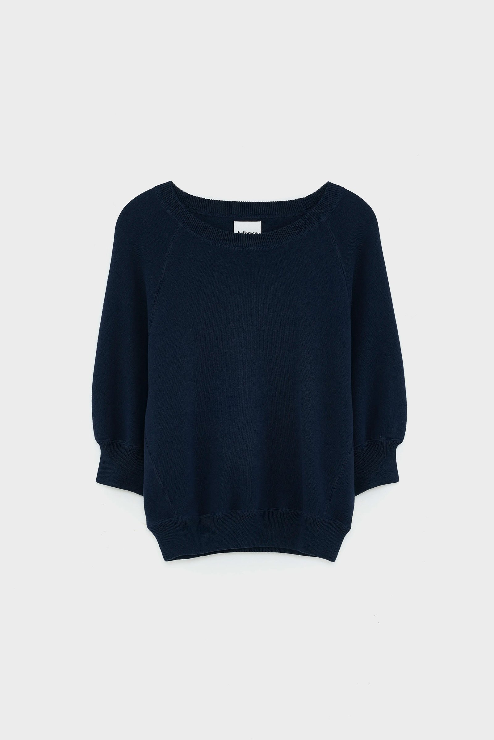 Anglet crew-neck sweater (242 / W / NAVY) - Image 7