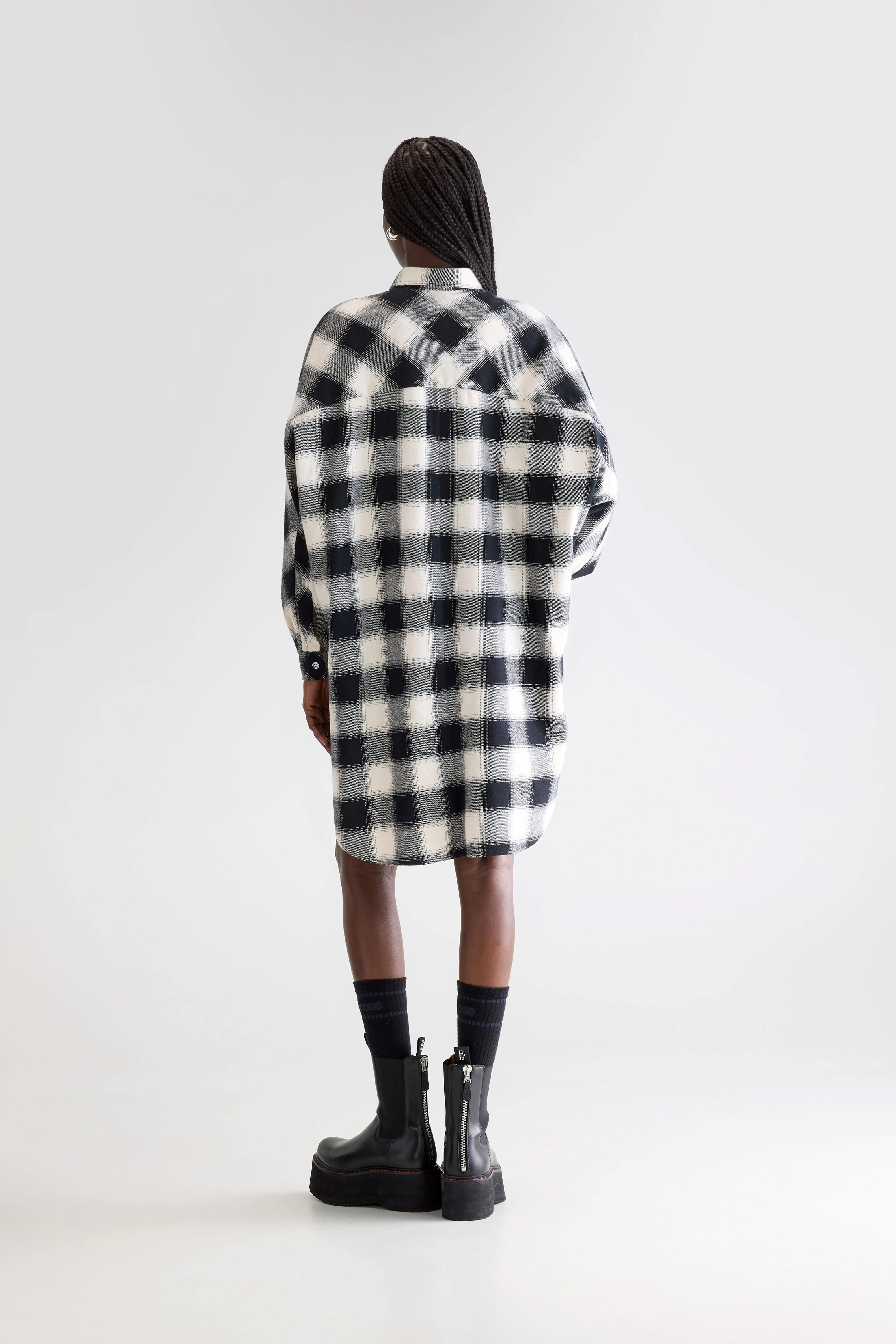 Janet shirt dress (252 / W / CHECK A) - Image 3