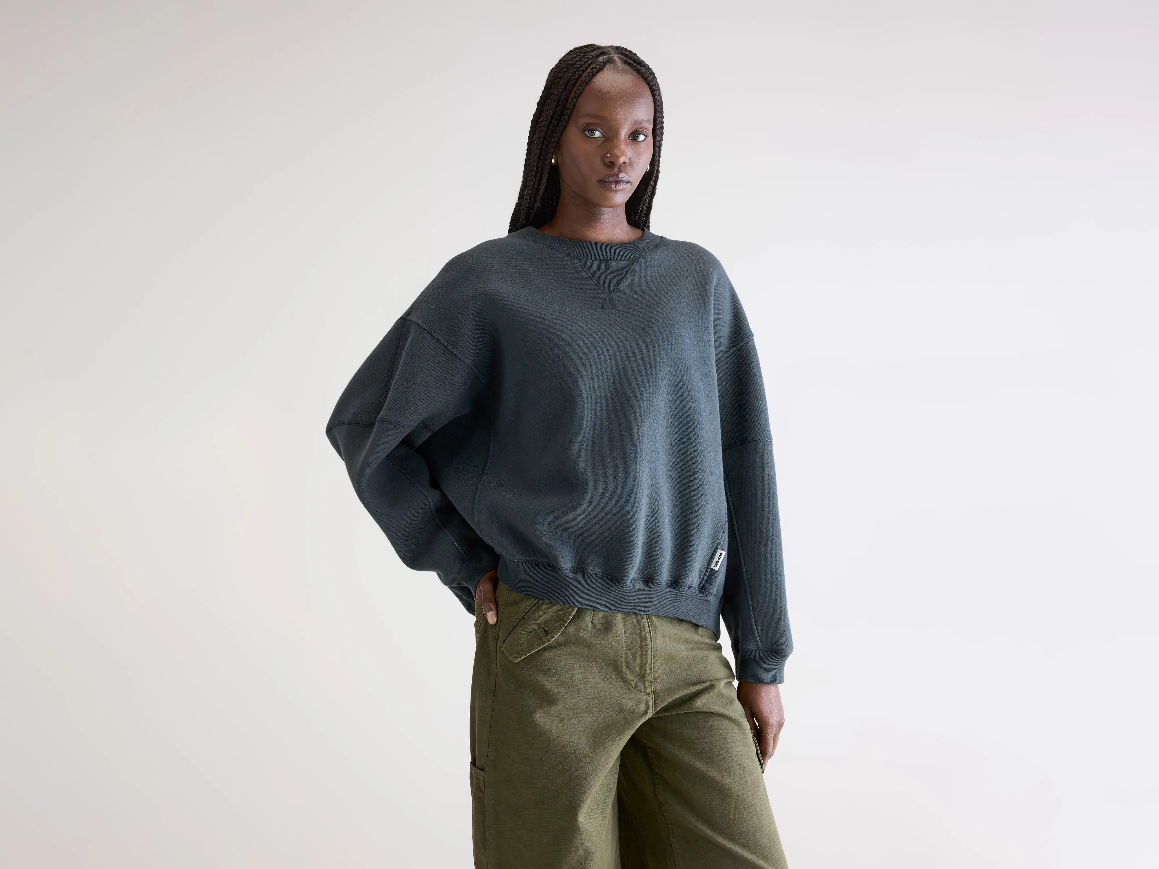 Flips crewneck sweatshirt (252 / W / PIRATE)