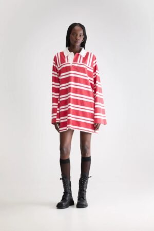 Foogy loose dress (252 / W / STRIPE B)