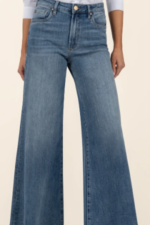High Rise wide leg Denim